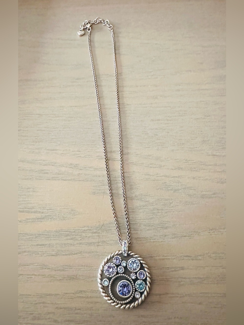 New, Brighton Halo Pendant Necklace